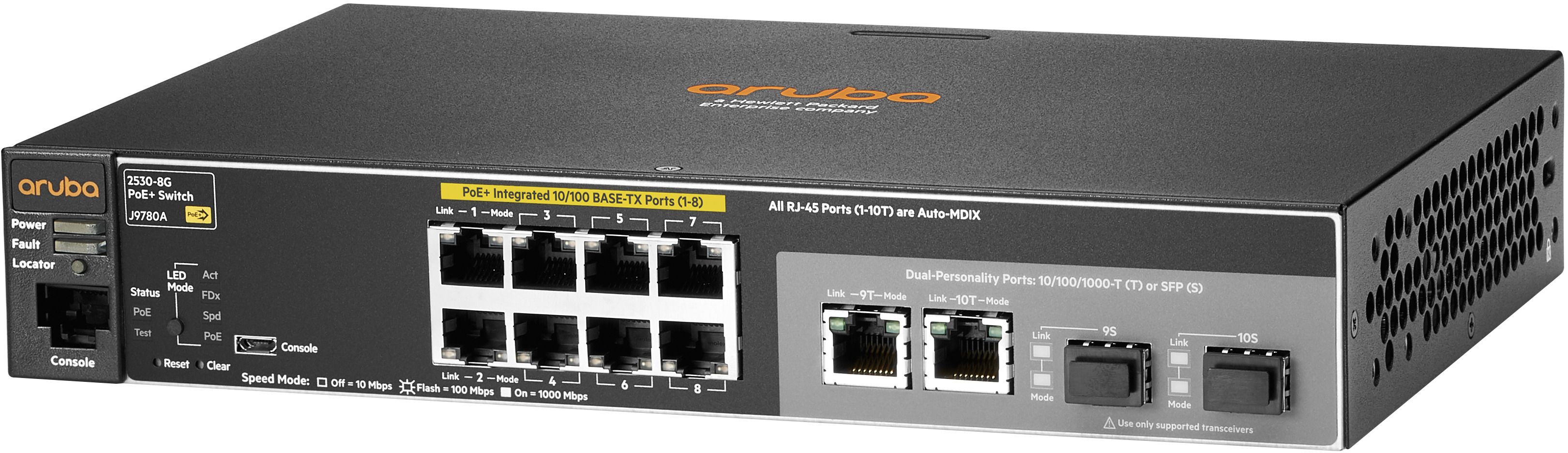 HPE 2530-8-PoE  Switch